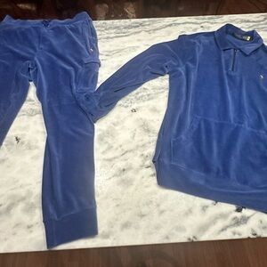 Polo by Ralph Lauren Men’s Blue Corduroy pullover & matching joggers